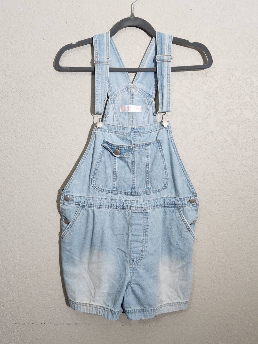 NOBO Light Blue Denim Short Overalls